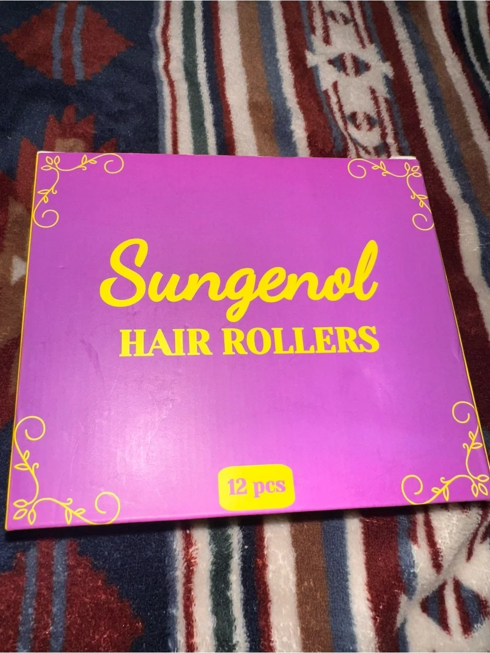 Pink Hair Rollers - 12 pcs